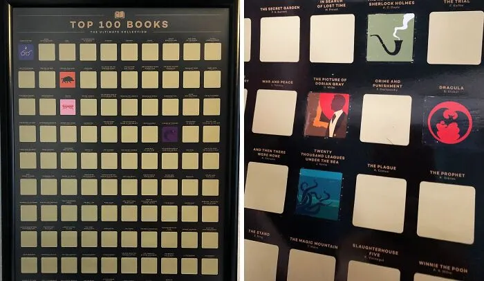 Kick Your Reading List Up A Notch With This <span Style="Font:inherit;color:#d74b1f;"> Top 100 Books Scratch Off Poster</Span>