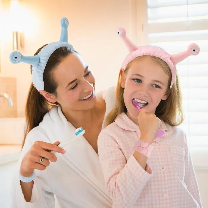 Blend Fun & Beauty - <span Style="Font:inherit;color:#d74b1f;"> Snail Spa Headband</Span> For Mom's Night Skincare Sesh!