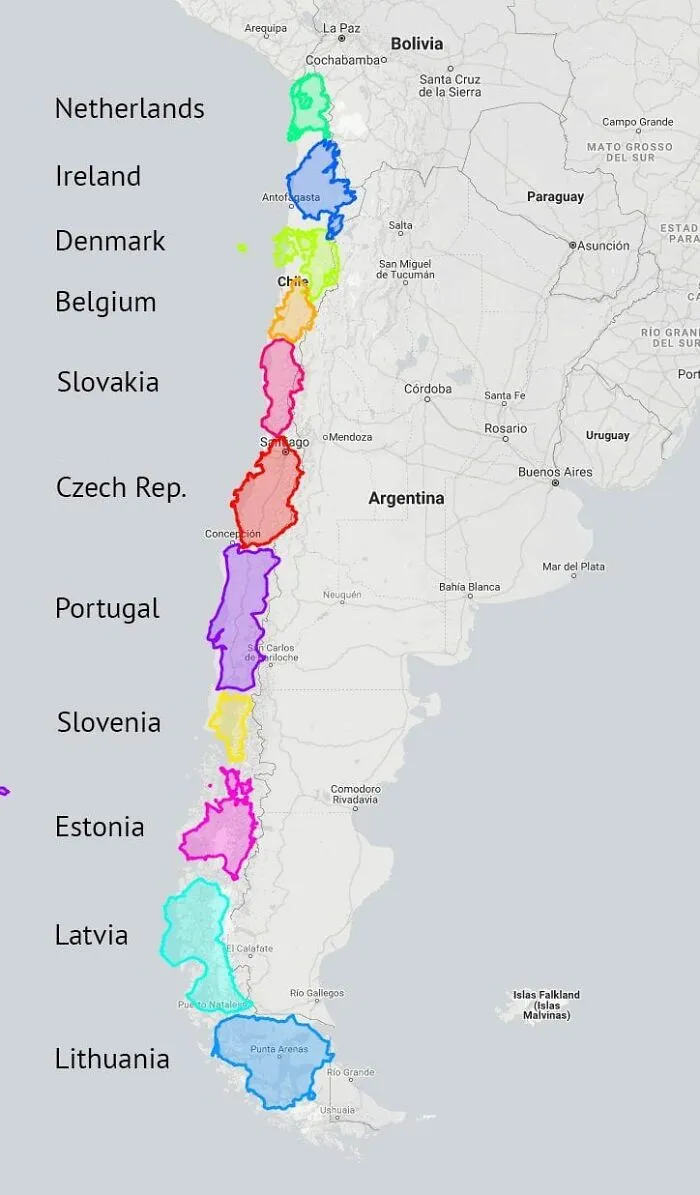 How Long Is Chile