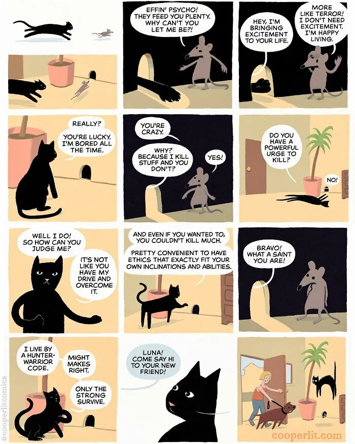 31 Comics Filled With Twists And Turns, From Silly To Serious, By “Cooper Lit Comics” (New Pics)