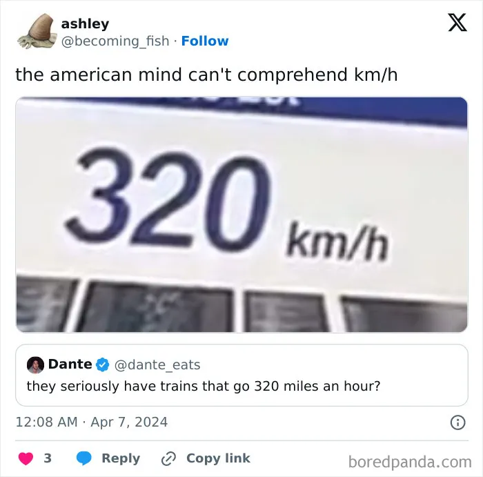 50 Funny Pics Europeans Posted To Confuse Americans