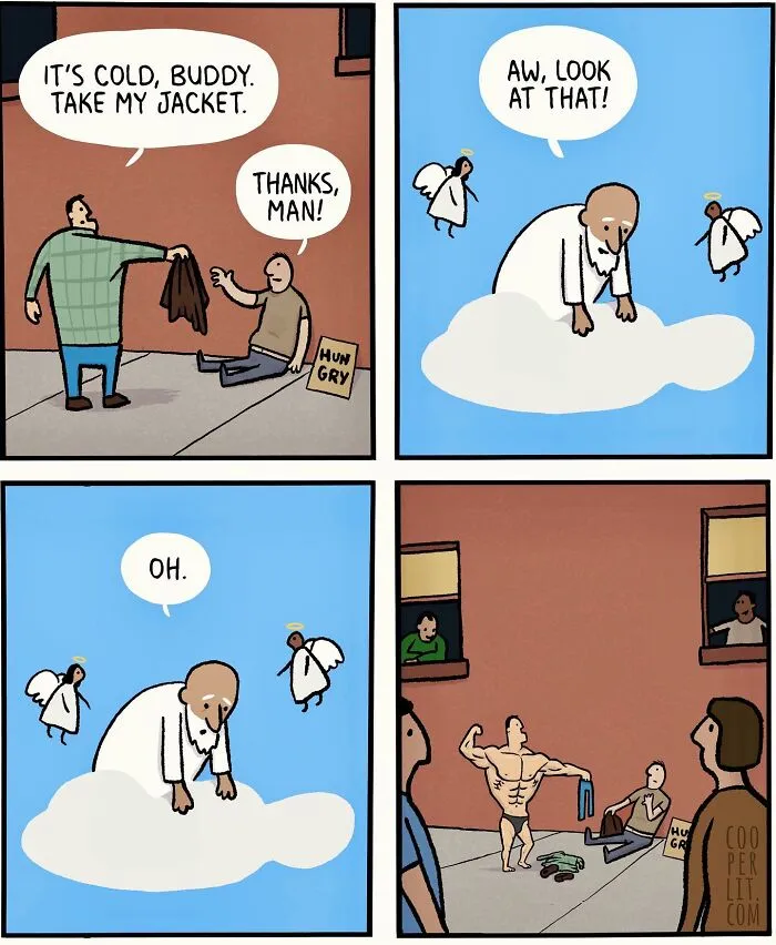 31 Comics Filled With Twists And Turns, From Silly To Serious, By “Cooper Lit Comics” (New Pics)