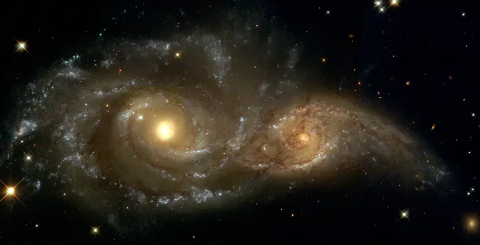 NGC 2207 and IC 2163