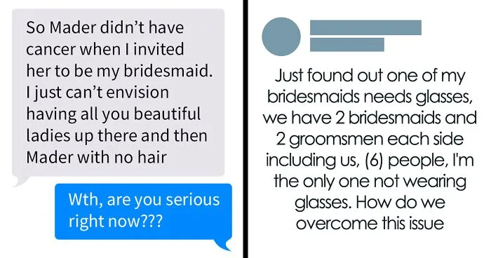 50 Lunatic Brides And Bridesmaids Who Were Mocked Online For Losing Touch With Reality