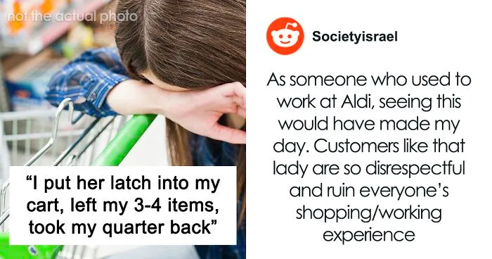 Guy Locks His Cart To Entitled Shopper After Being Annoyed Way Too Much