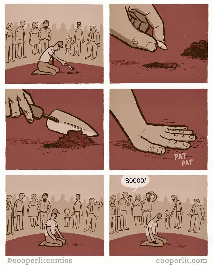 31 Comics Filled With Twists And Turns, From Silly To Serious, By “Cooper Lit Comics” (New Pics)