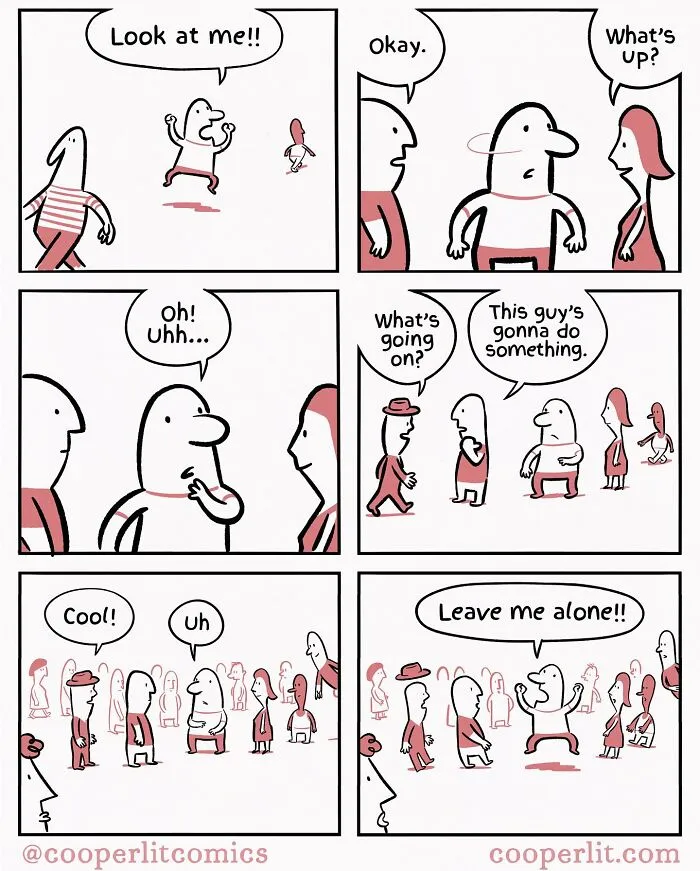 31 Comics Filled With Twists And Turns, From Silly To Serious, By “Cooper Lit Comics” (New Pics)