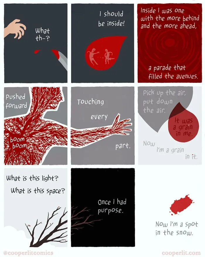 31 Comics Filled With Twists And Turns, From Silly To Serious, By “Cooper Lit Comics” (New Pics)