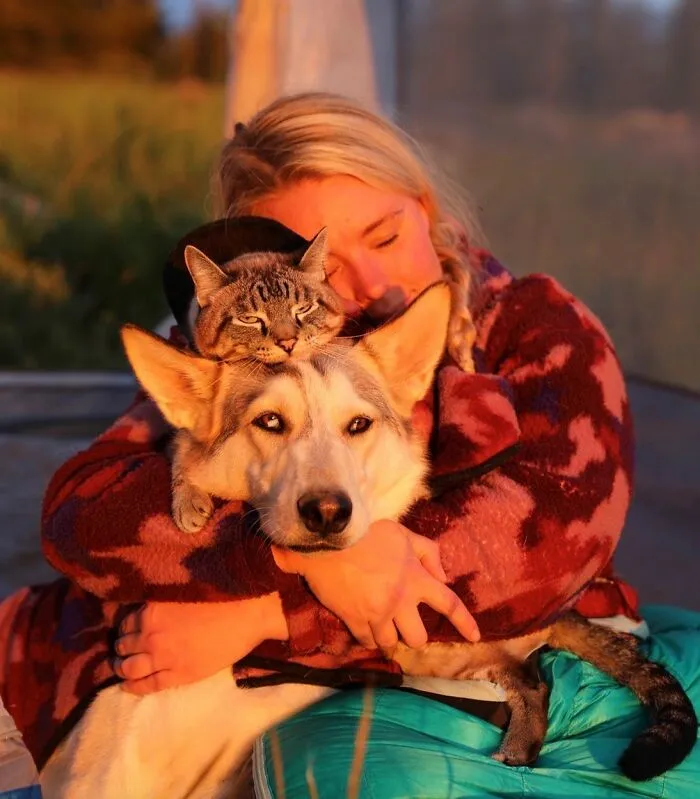 This Cat And Dog Are The Best Travel Buddies, And Their Pictures Are Adorable (21 Pics)