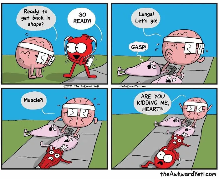 Artist Creates Comic Series About Human Organs Interacting With Each Other (30 New Pics)