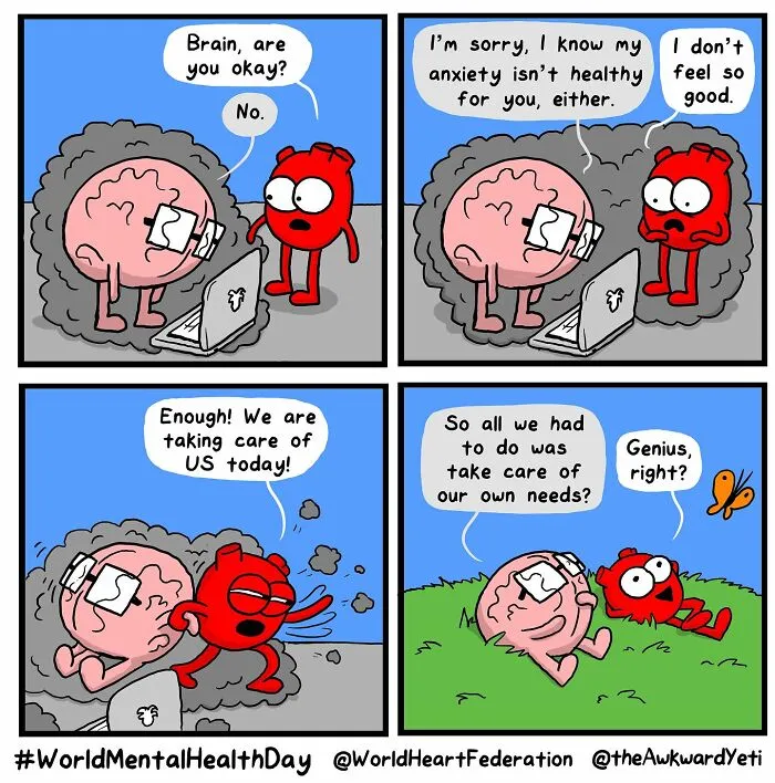 Artist Creates Comic Series About Human Organs Interacting With Each Other (30 New Pics)