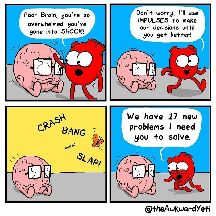 Artist Creates Comic Series About Human Organs Interacting With Each Other (30 New Pics)