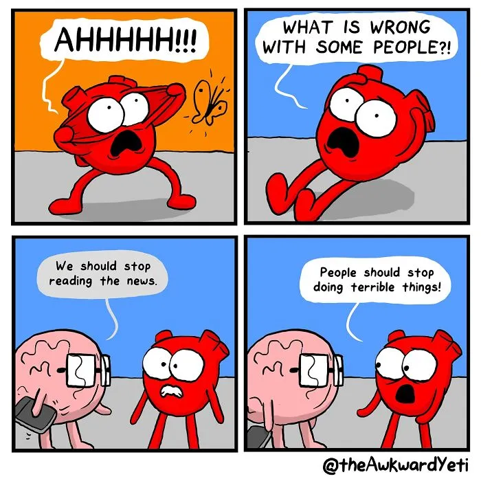 Artist Creates Comic Series About Human Organs Interacting With Each Other (30 New Pics)