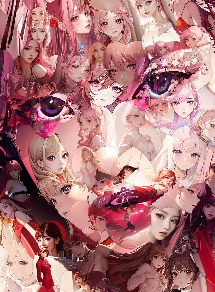 Delving Into Tsevis' AI-Driven Anime Tribute To Blackpink (16 Pics)