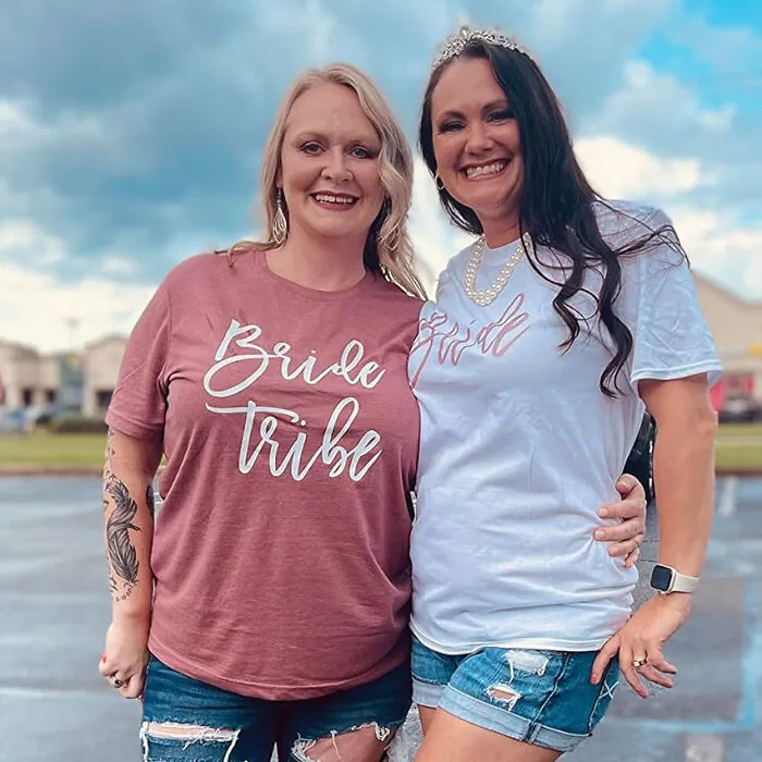 Dress The Part, Play The Heart Bachelorette <span Style="Font:inherit;color:#d74b1f;"> Party Shirts </Span> For The Bride Squad