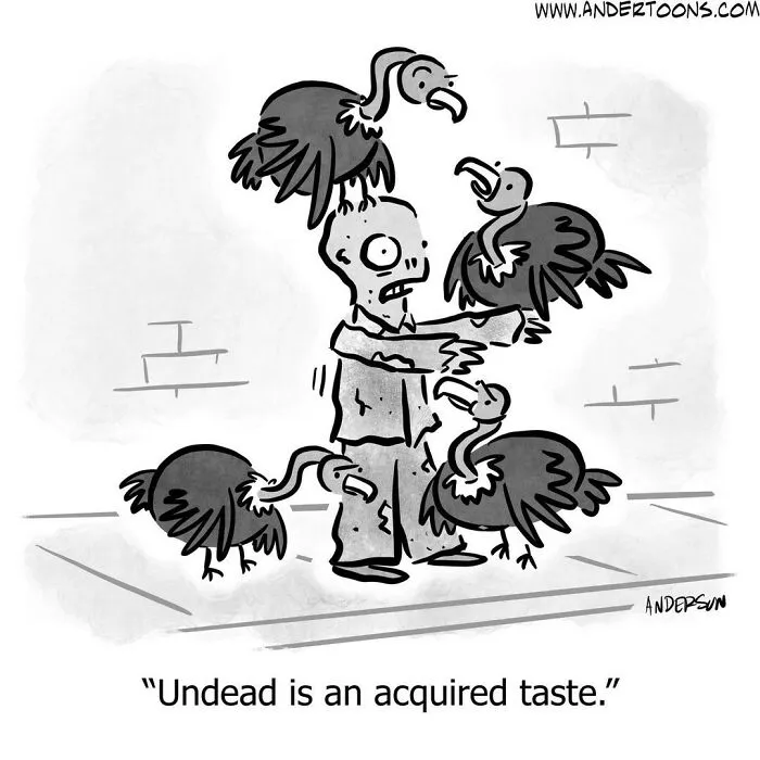30 Black And White One-Panel Comics By A Talented Cartoonist