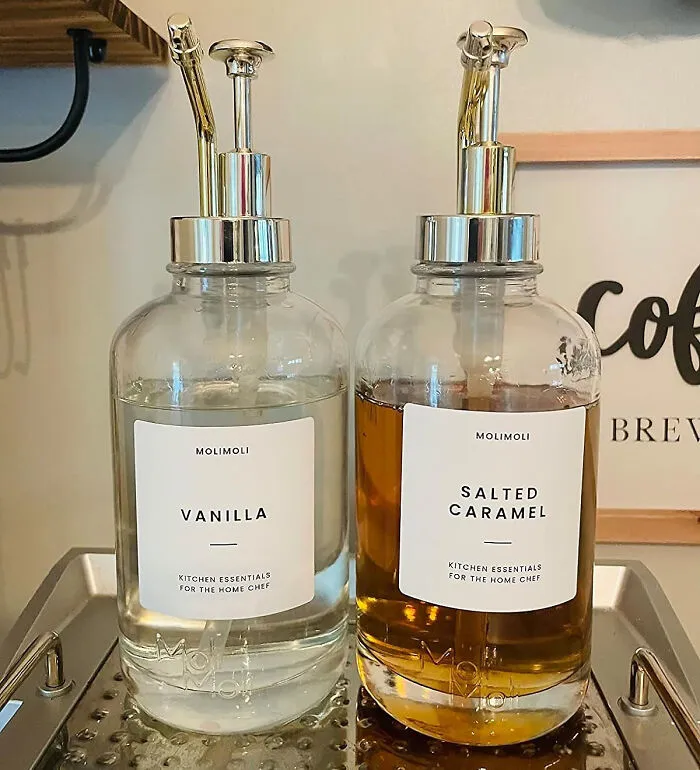 Keep Coffee Classy With <span Style="Font:inherit;color:#d74b1f;"> Molimoli Gold Syrup Dispensers </Span> - For Those Who Take Their Sweetness Seriously!