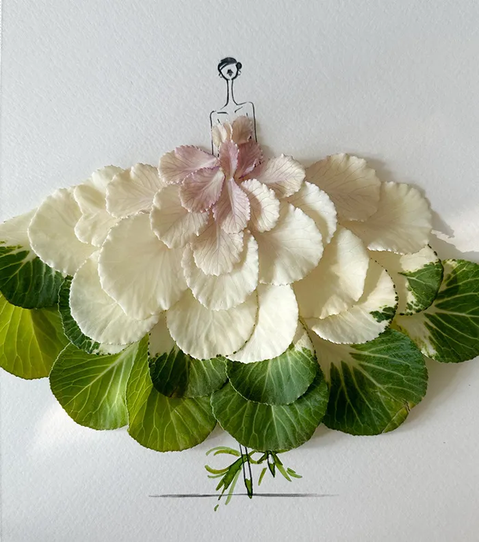 Artist Fuses Fashion With Art, Creating Beautiful Gowns Using Watercolors And Flowers (70 Pics)