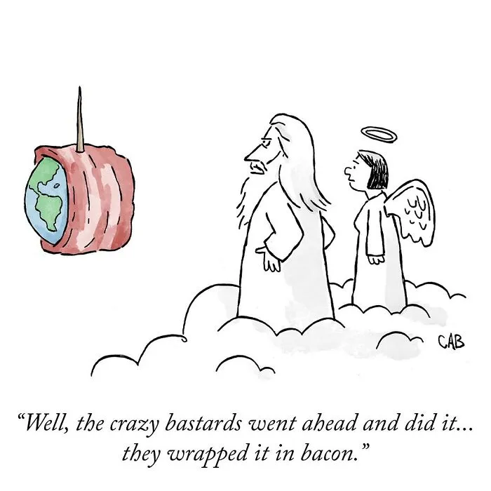 If You Like An Absurd Sense Of Humor, You Might Like These 30 Cartoons By Mat Barton