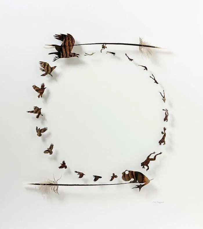 45 Delicate Artworks Made From Hard-Carving Feathers By This Artist (New Pics)