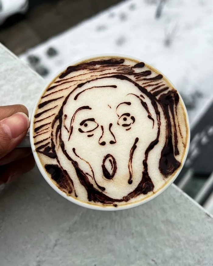 45 Captivating Sculptures And Drawings Made Entirely From Coffee Foam By Daphne Tan (New Pics)