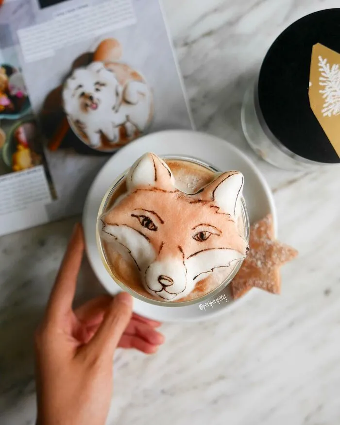 45 Captivating Sculptures And Drawings Made Entirely From Coffee Foam By Daphne Tan (New Pics)