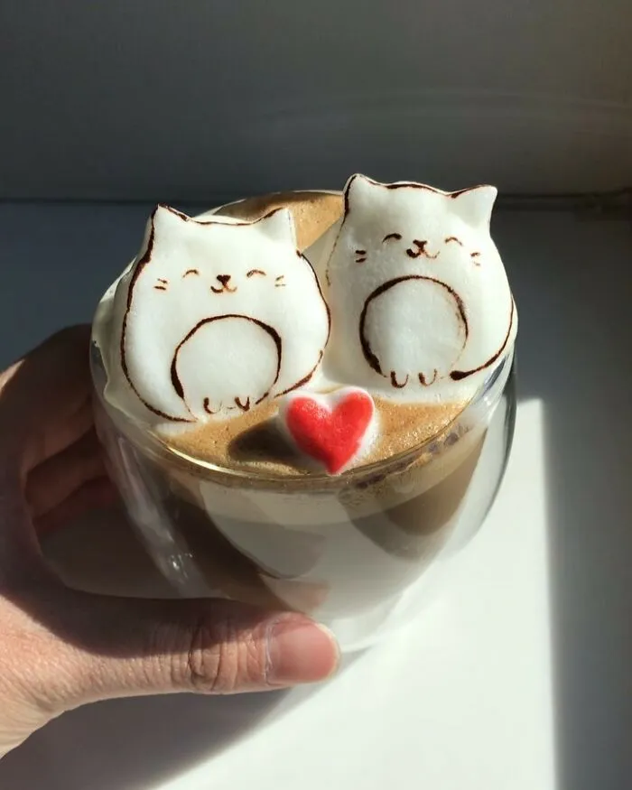 45 Captivating Sculptures And Drawings Made Entirely From Coffee Foam By Daphne Tan (New Pics)