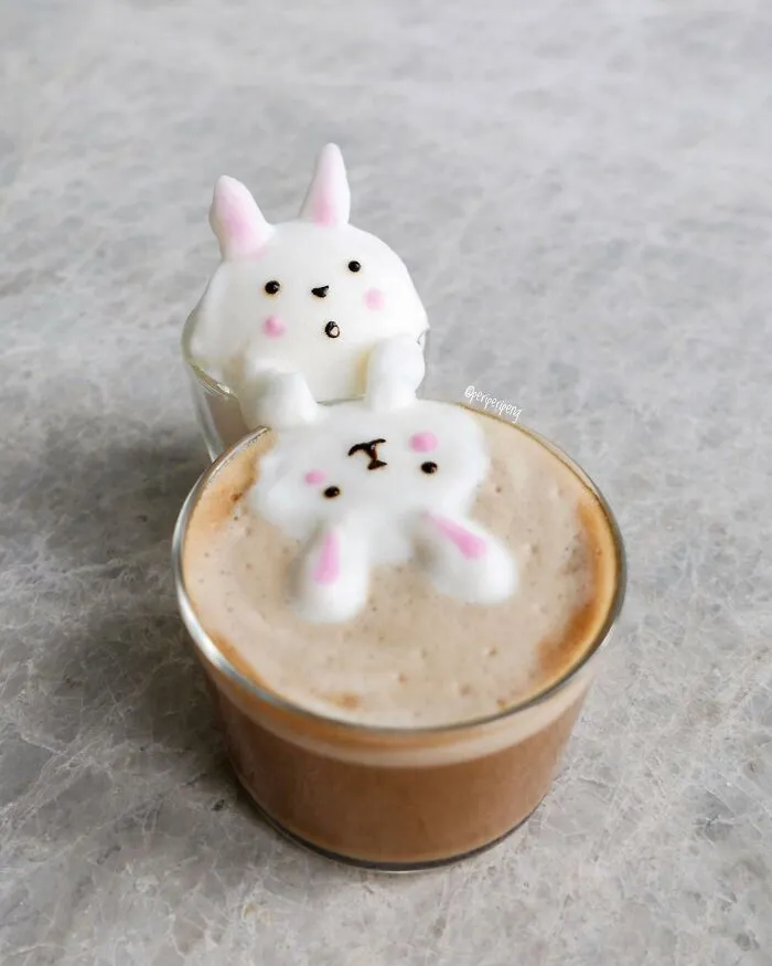 45 Captivating Sculptures And Drawings Made Entirely From Coffee Foam By Daphne Tan (New Pics)