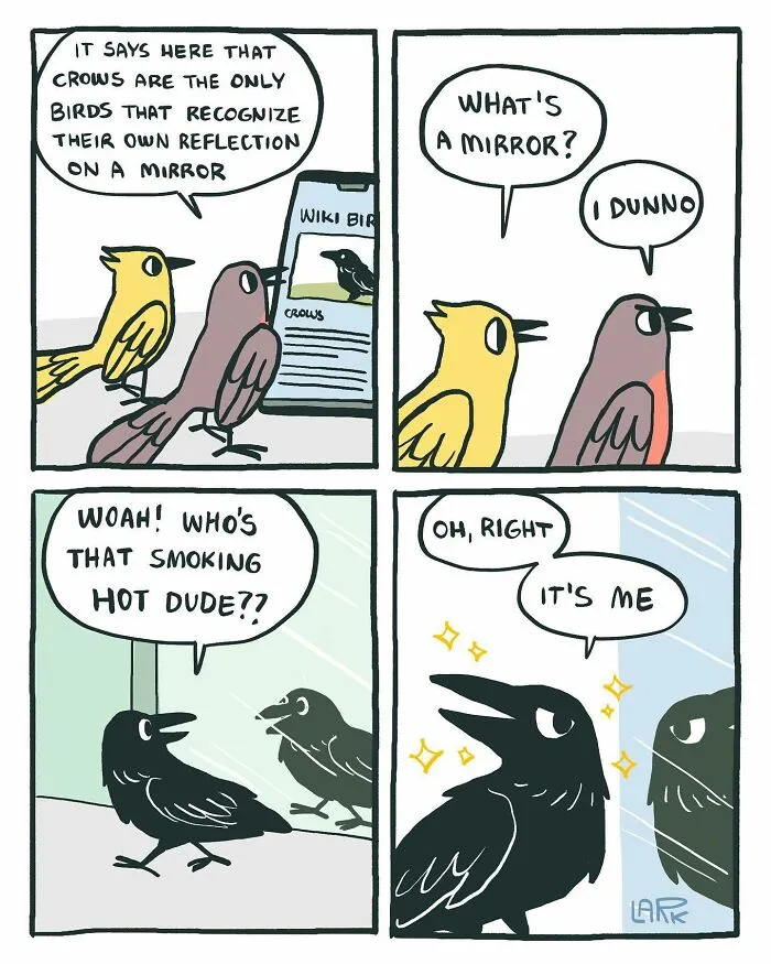 Corporate Comedy: 37 Comics About A Workplace Where Birds Work For A Cat Boss, By This Artist (New Pics)