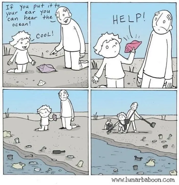 How Kindness Can Change Things Explained In Comics By Lunarbaboon (26 New Pics)