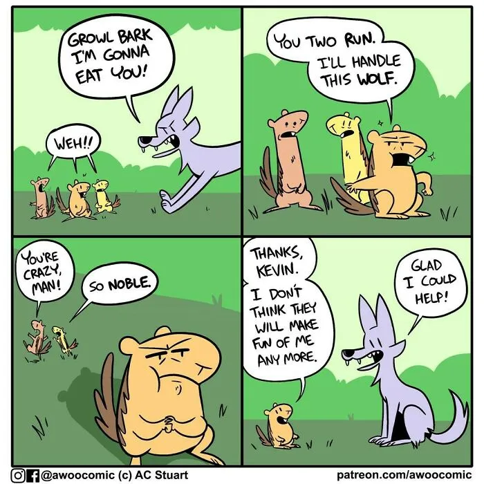 Awoo!: 30 Sweet And Silly Comics About Wolves Of The Woodland, By This Artist