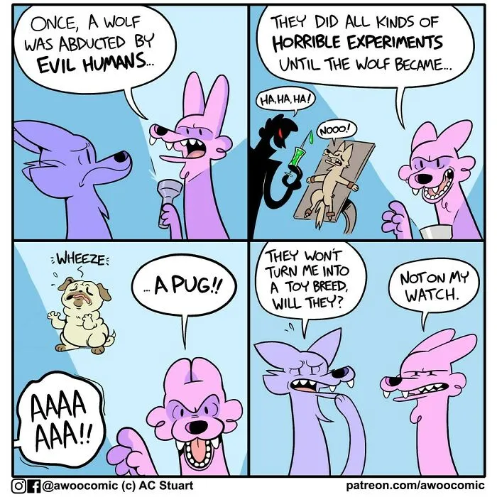 Awoo!: 30 Sweet And Silly Comics About Wolves Of The Woodland, By This Artist