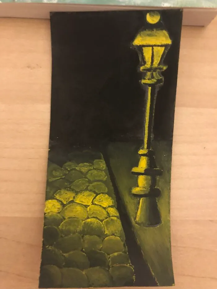 The Bookmark Was Still Wet When I Took The Photo So It Looks Warped