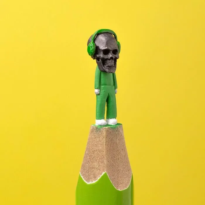 65 New Sculptures Of Famous Characters, And Other Things Made Out Of Penicil’s Lead By Salavat Fidai