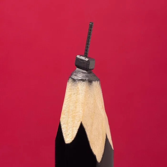 65 New Sculptures Of Famous Characters, And Other Things Made Out Of Penicil’s Lead By Salavat Fidai