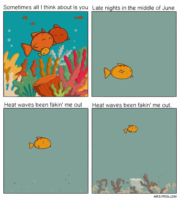 Artist Illustrates Everyday Life With Her Boyfriend In 38 Relatable Comics (New Pics)