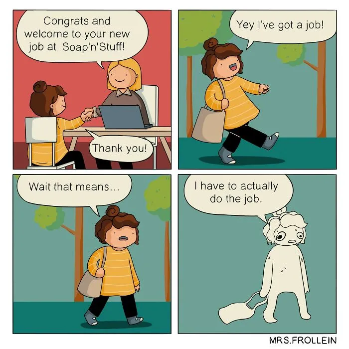 Artist Illustrates Everyday Life With Her Boyfriend In 38 Relatable Comics (New Pics)