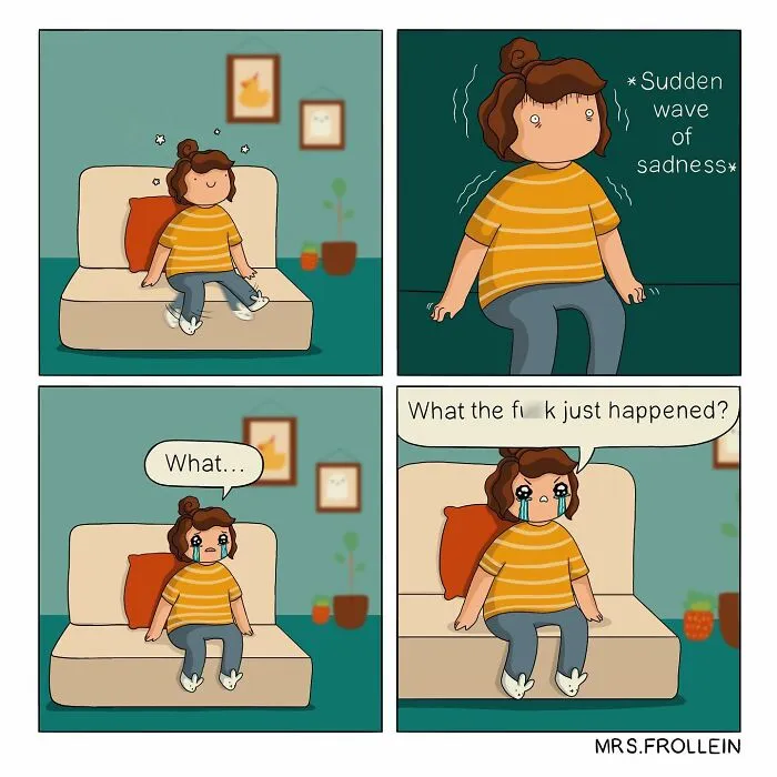 Artist Illustrates Everyday Life With Her Boyfriend In 38 Relatable Comics (New Pics)