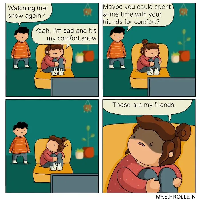 Artist Illustrates Everyday Life With Her Boyfriend In 38 Relatable Comics (New Pics)