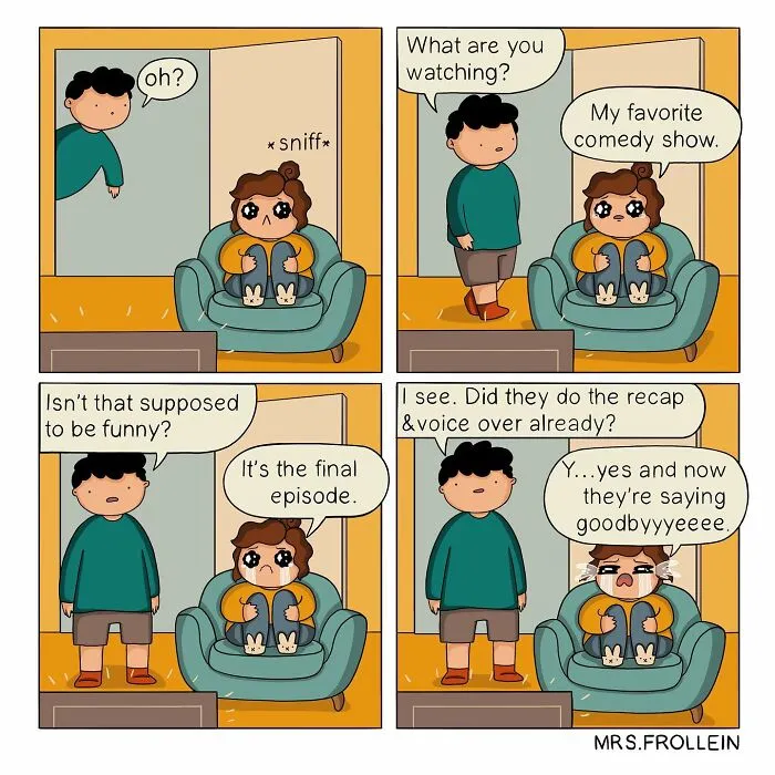 Artist Illustrates Everyday Life With Her Boyfriend In 38 Relatable Comics (New Pics)