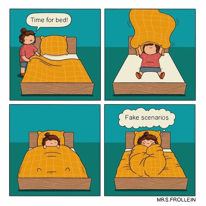 Artist Illustrates Everyday Life With Her Boyfriend In 38 Relatable Comics (New Pics)