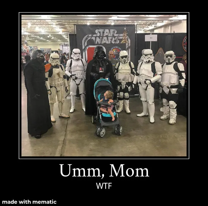 This Picture Is From Comiccon Madison. I'm Also In The Photo As Well. I'm The Biker Scout Next To Darth Vader