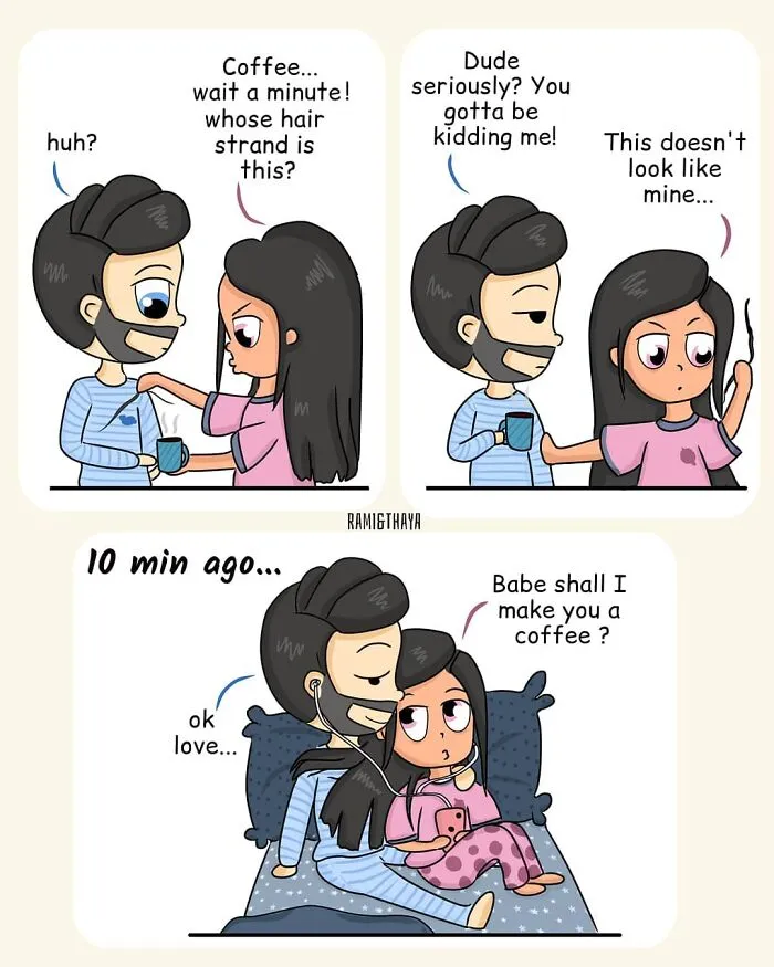25 Comics About Relationships That Most Couples May Relate To By Raveena Withanage