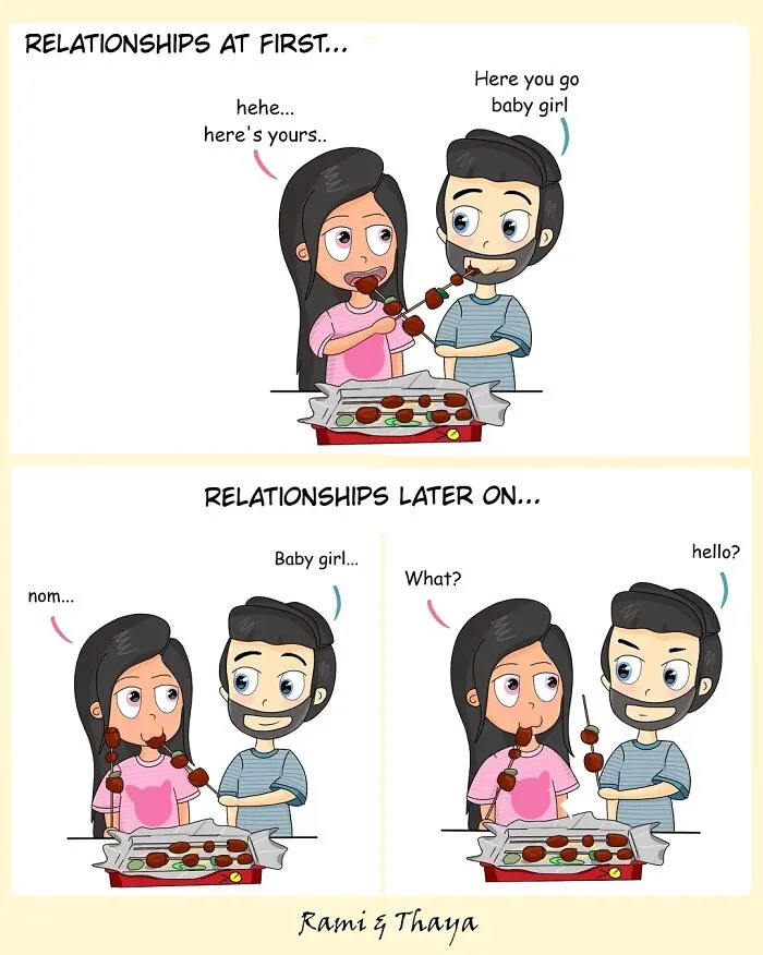 25 Comics About Relationships That Most Couples May Relate To By Raveena Withanage
