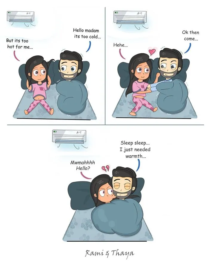 25 Comics About Relationships That Most Couples May Relate To By Raveena Withanage