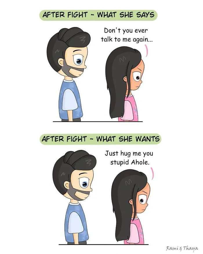 25 Comics About Relationships That Most Couples May Relate To By Raveena Withanage