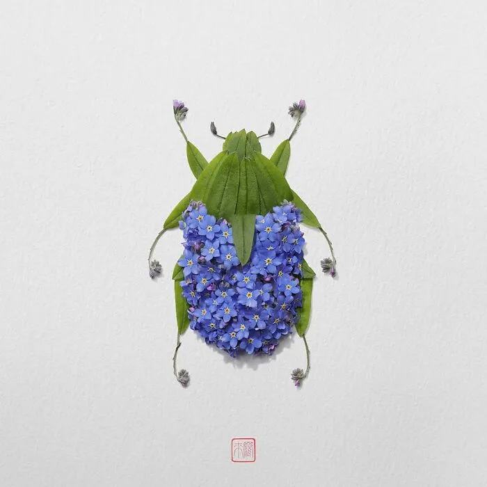 Artist Creates Animal Sculptures From Flower Arrangements (55 New Pics)