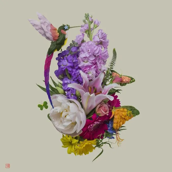 Artist Creates Animal Sculptures From Flower Arrangements (55 New Pics)