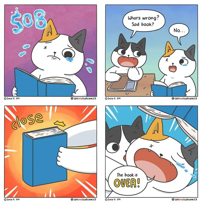 "Cat & Cat": 25 Funny And Wholesome Comics About The Secret Life Of Feline Friends (New Pics)
