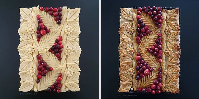 German Baker Shows Before & After Pics Of Pie Crust Designs That Look Too Good To Eat (30 New Pics)